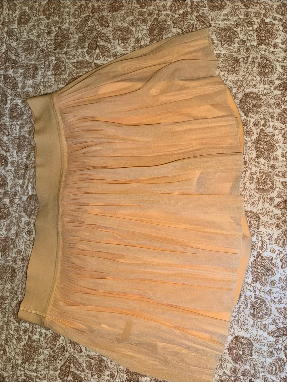 lululemon athletica Peach Tulle tennis skirt